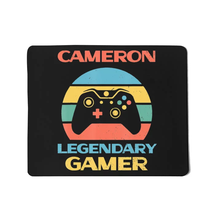 Cameron Best Gamer Personalised Name Video Gaming Mousepad