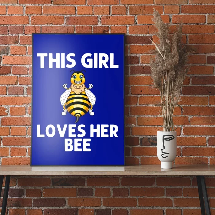 Cute Bee Honey Bee Keeper Beekeeping Save Bees Gift Poster