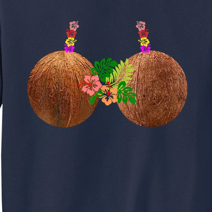 Coconut Bra Hawaii Luau Costume Funny Sweatshirt