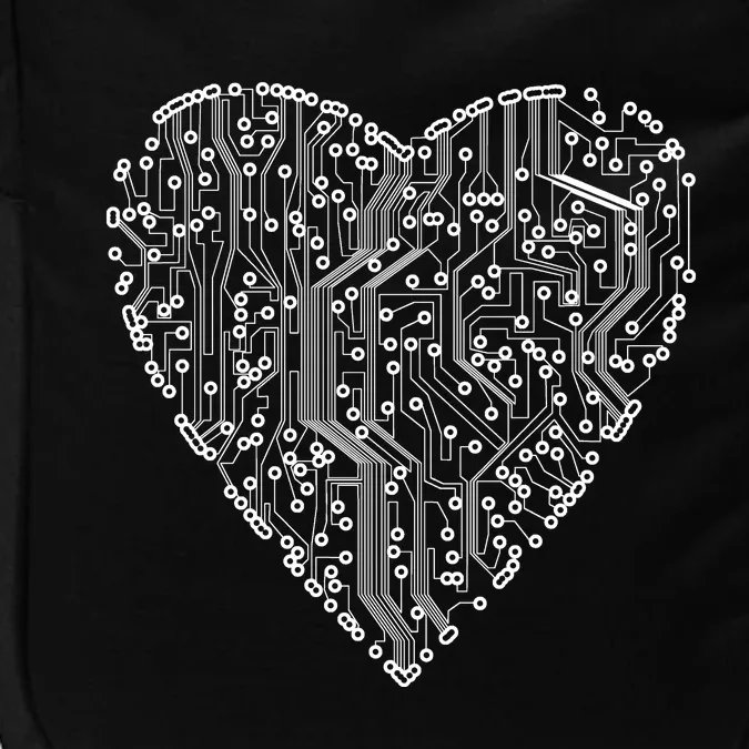 Circuit Board Heart Impact Tech Backpack