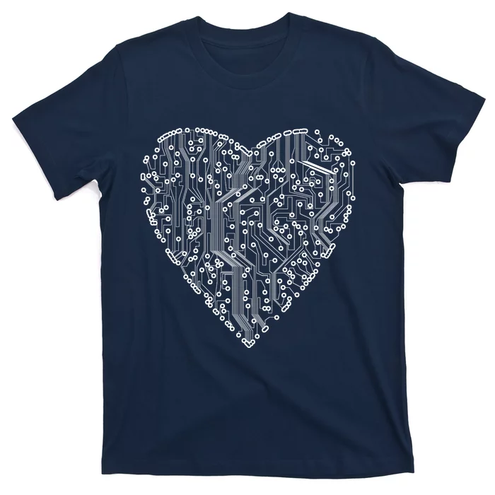 Circuit Board Heart T-Shirt