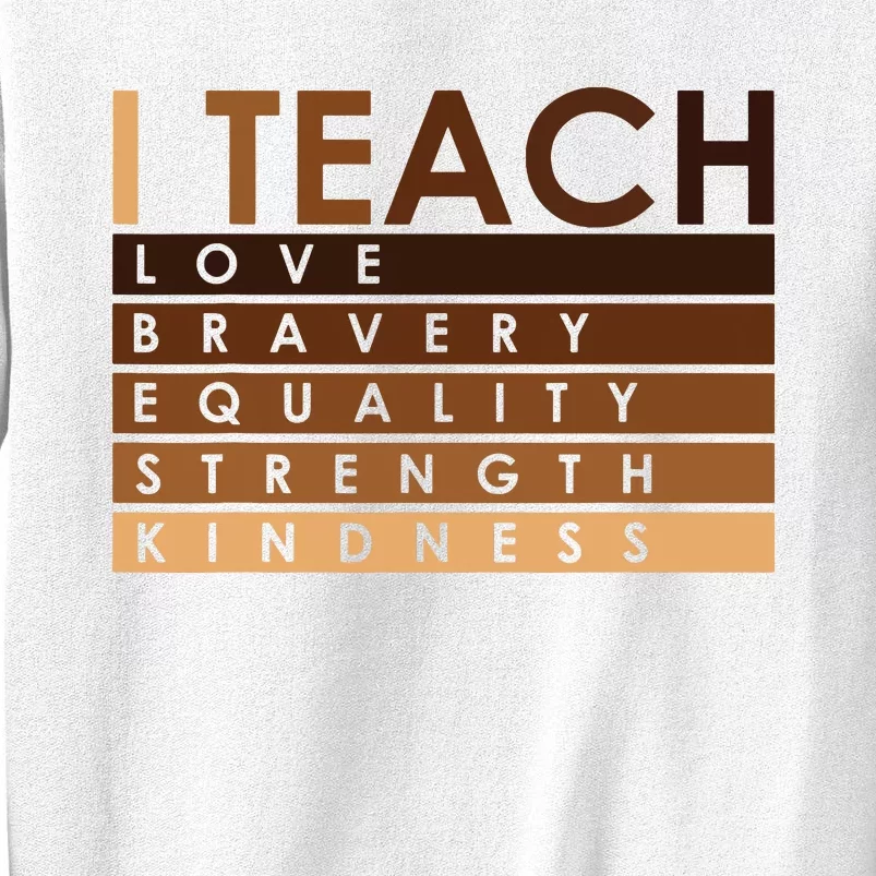 Celebrate Black History Month I Teach Black History Teacher Sweatshirt