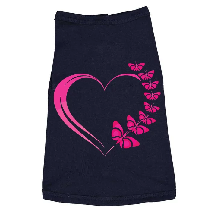 Cute Butterfly Heart Butterflies Doggie Tank