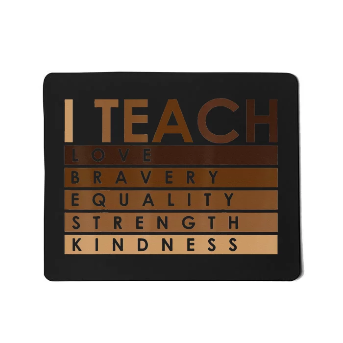 Celebrate Black History Month I Teach Black History Teacher Mousepad