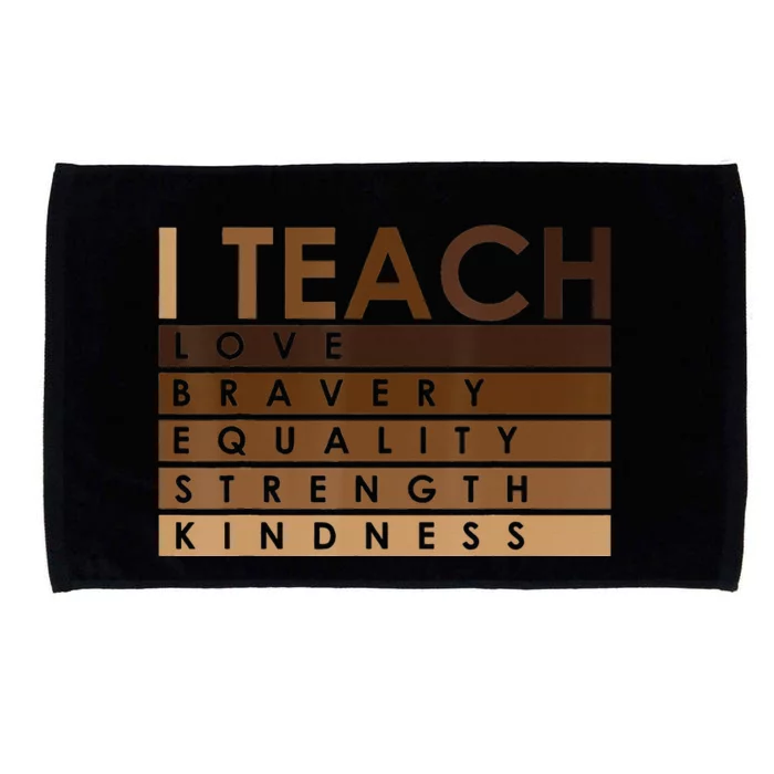 Celebrate Black History Month I Teach Black History Teacher Microfiber Hand Towel