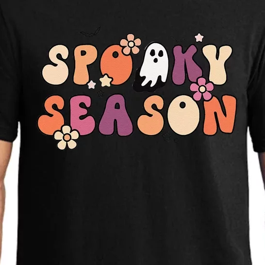 Cute Boo Halloween Graphic Spooky Season All Hallows Eve Pajama Set