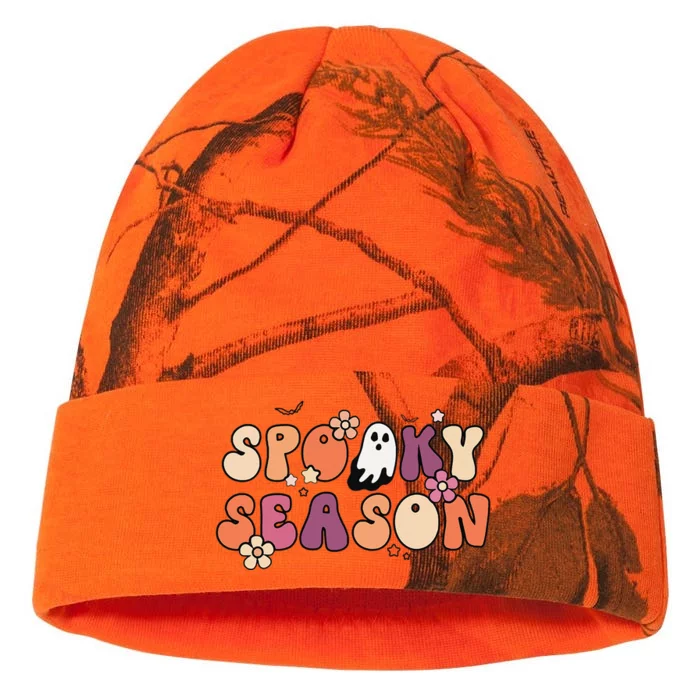 Cute Boo Halloween Graphic Spooky Season All Hallows Eve Kati - 12in Camo Beanie