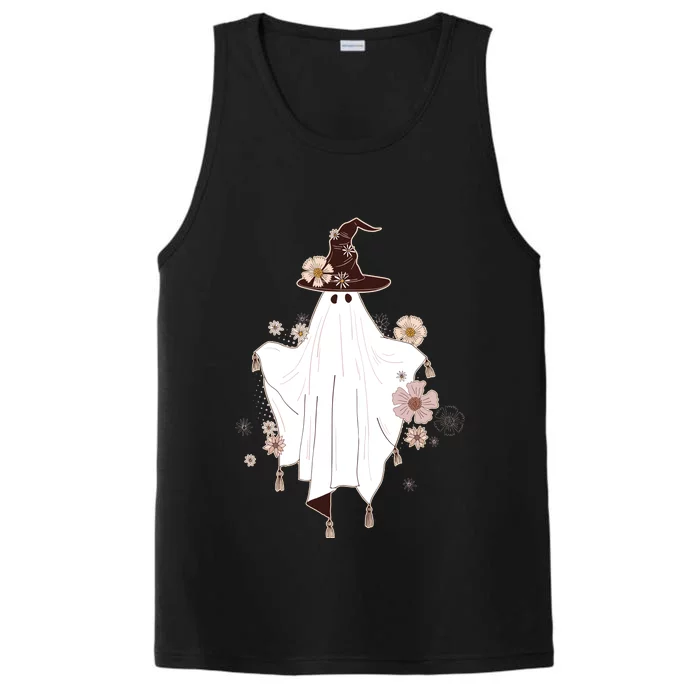 Cute Boho Halloween Ghost Performance Tank