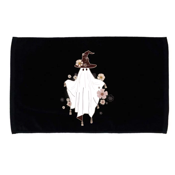 Cute Boho Halloween Ghost Microfiber Hand Towel