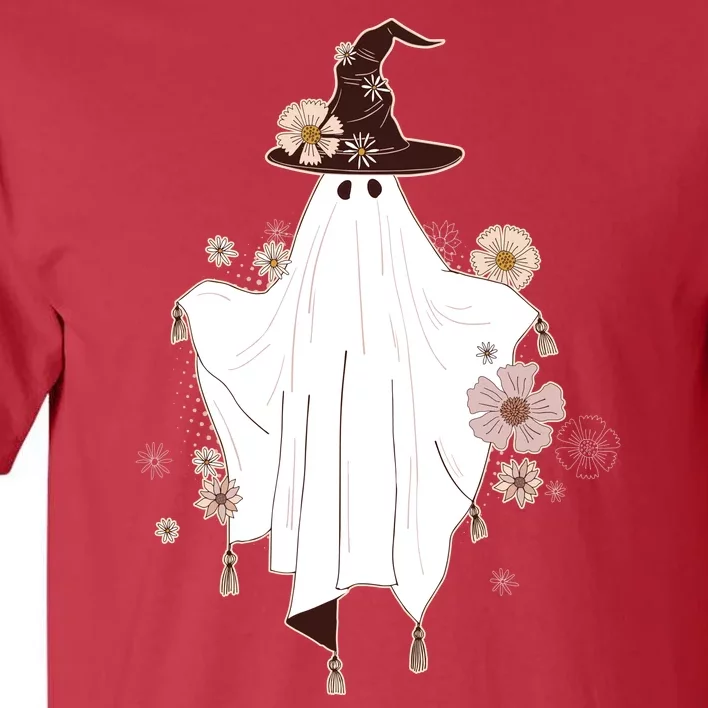 Cute Boho Halloween Ghost Tall T-Shirt