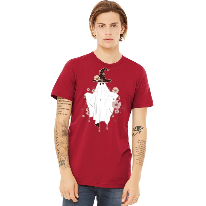 Cute Boho Halloween Ghost Premium T-Shirt