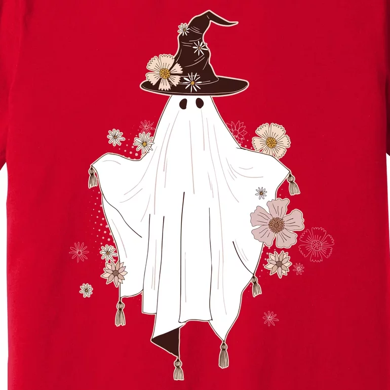 Cute Boho Halloween Ghost Premium T-Shirt