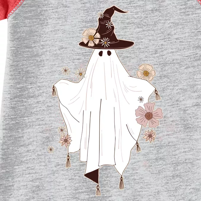 Cute Boho Halloween Ghost Infant Baby Jersey Bodysuit