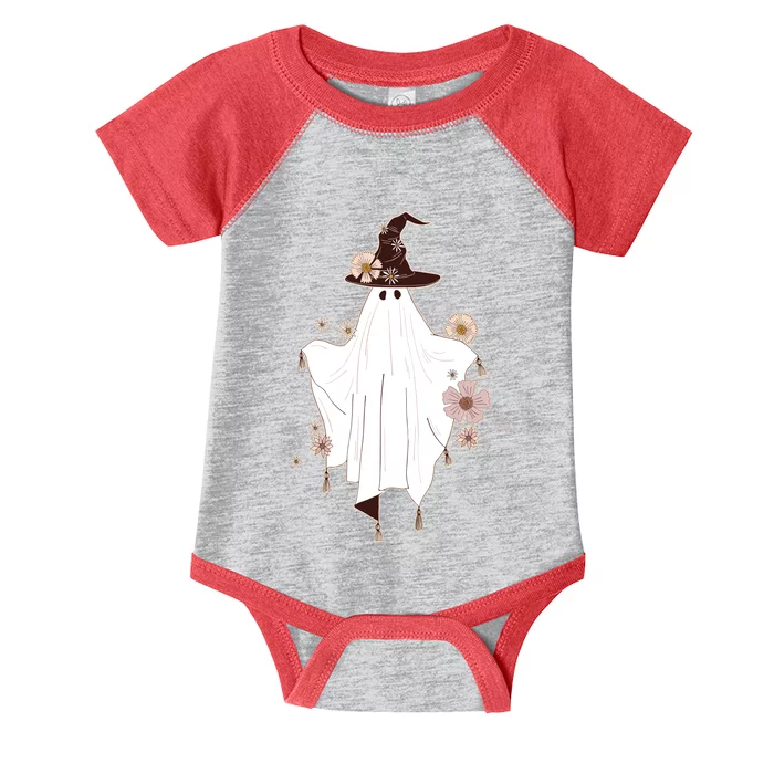 Cute Boho Halloween Ghost Infant Baby Jersey Bodysuit