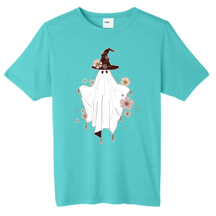 Cute Boho Halloween Ghost ChromaSoft Performance T-Shirt