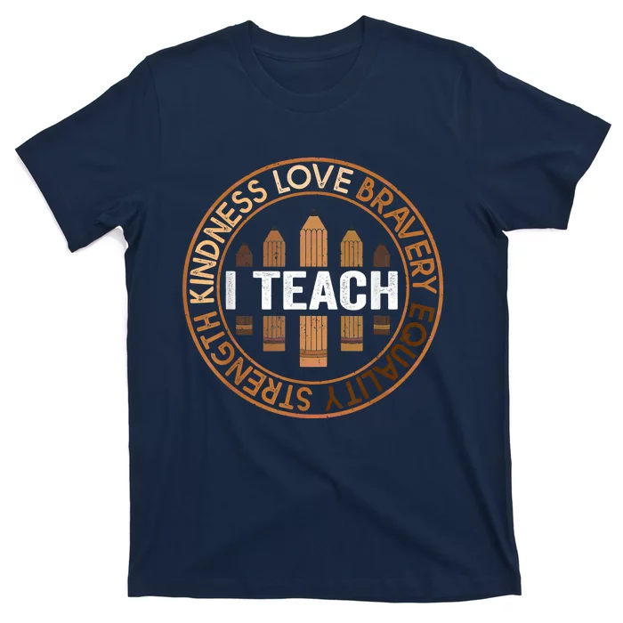 Celebrate Black History Month I Teach Black History Teacher T-Shirt