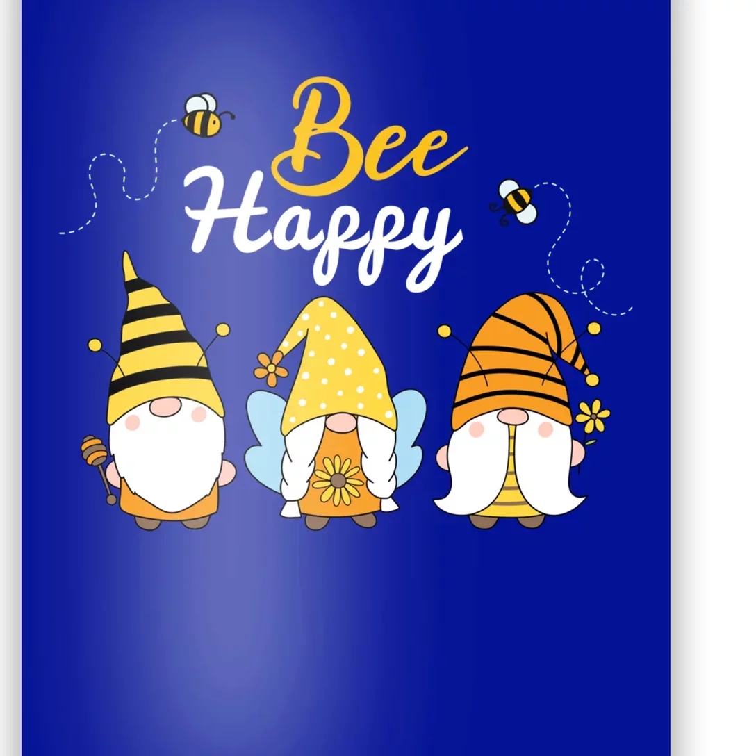 Cute Bee Happy Beekeeping Gnome Beekeeper Apiarist Gift Poster