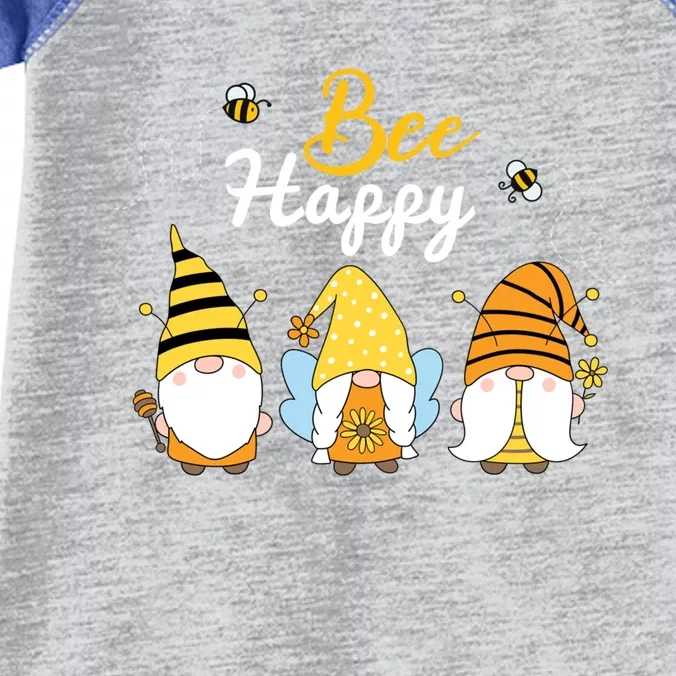 Cute Bee Happy Beekeeping Gnome Beekeeper Apiarist Gift Infant Baby Jersey Bodysuit