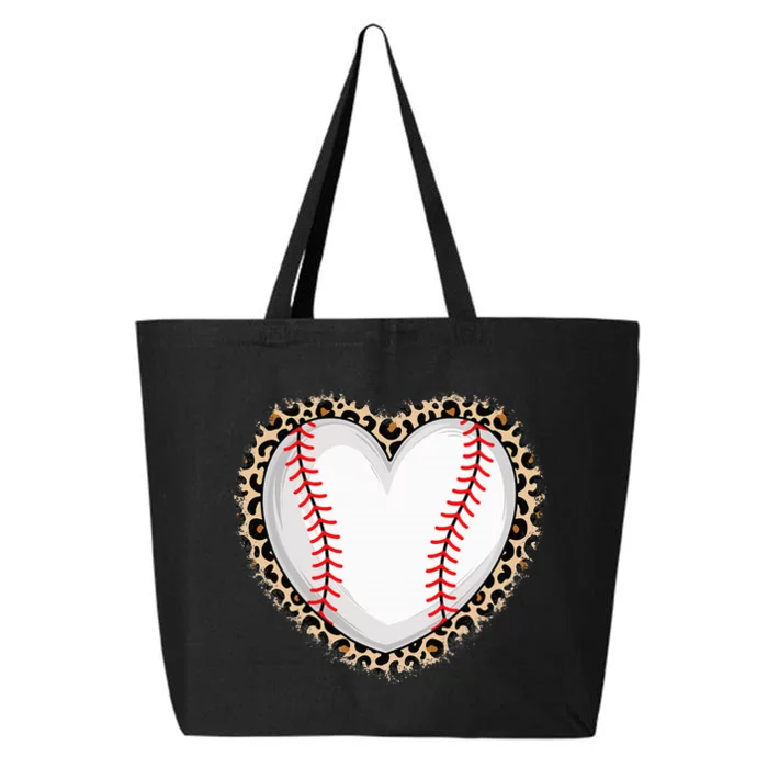 Cute Baseball Heart Baseball Lover 25L Jumbo Tote