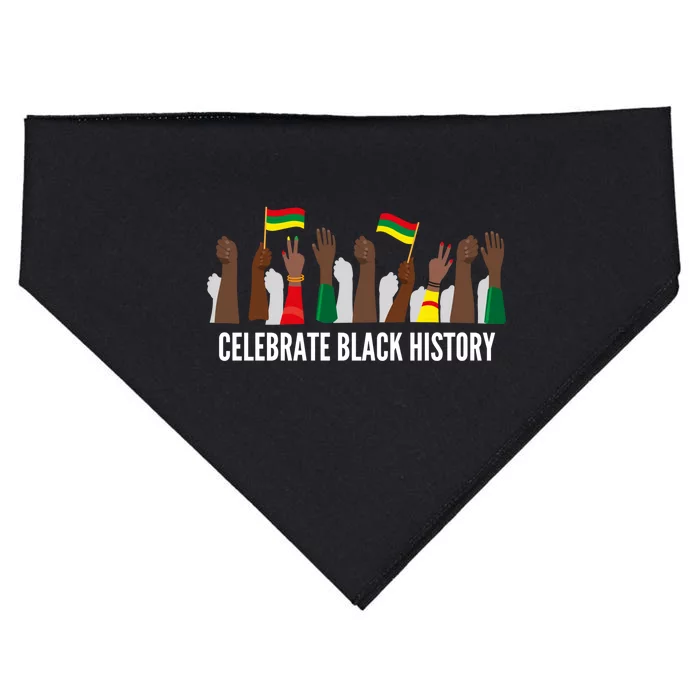 Celebrate Black History Month USA-Made Doggie Bandana