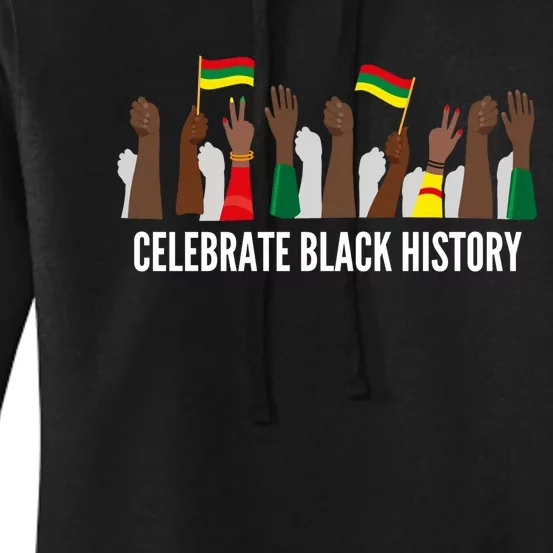 Celebrate Black History Month Women's Pullover Hoodie