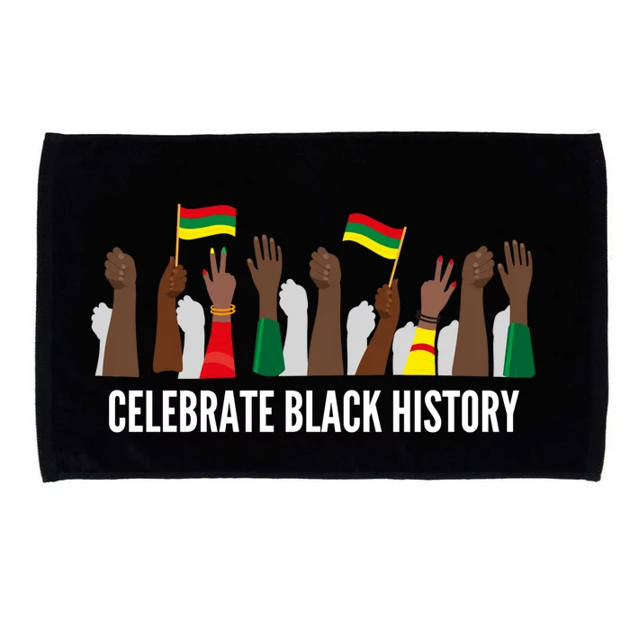 Celebrate Black History Month Microfiber Hand Towel