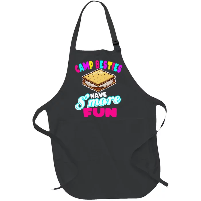 Camp Besties Have Smore Fun Full-Length Apron With Pocket