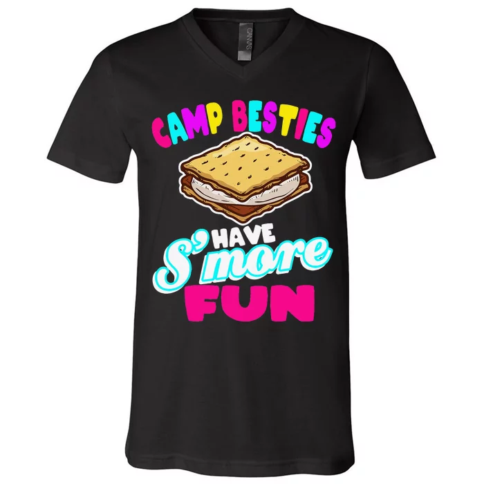 Camp Besties Have Smore Fun V-Neck T-Shirt