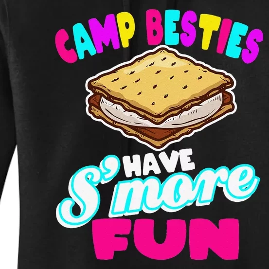 Camp Besties Have Smore Fun Women's Pullover Hoodie