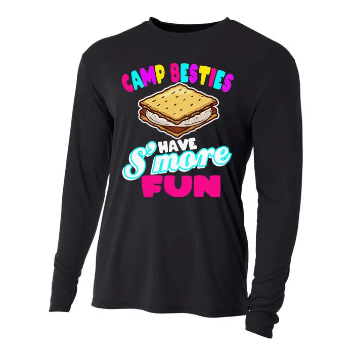 Camp Besties Have Smore Fun Cooling Performance Long Sleeve Crew