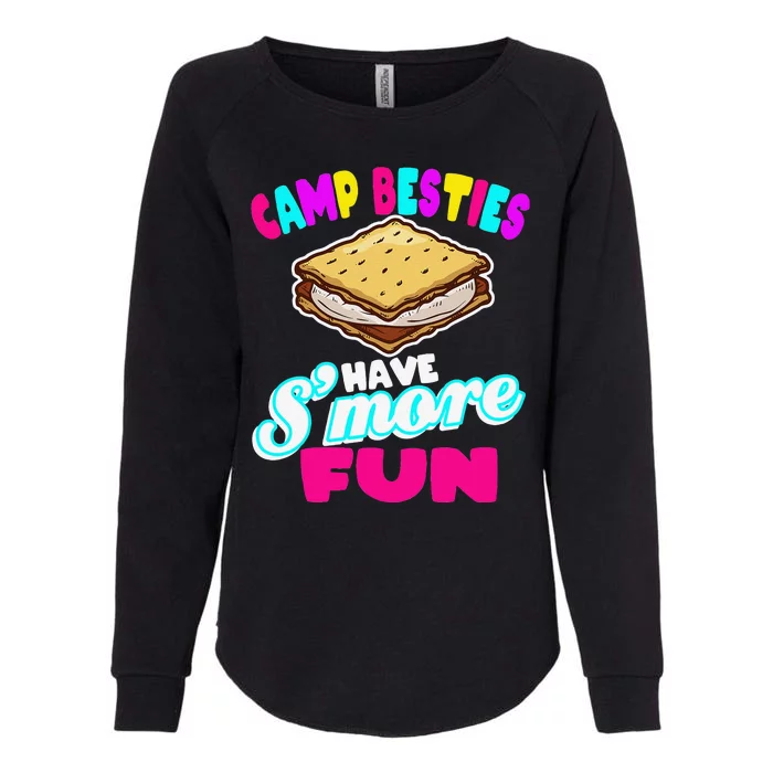 Camp Besties Have Smore Fun Womens California Wash Sweatshirt