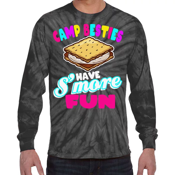 Camp Besties Have Smore Fun Tie-Dye Long Sleeve Shirt