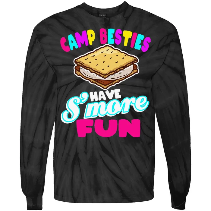 Camp Besties Have Smore Fun Tie-Dye Long Sleeve Shirt