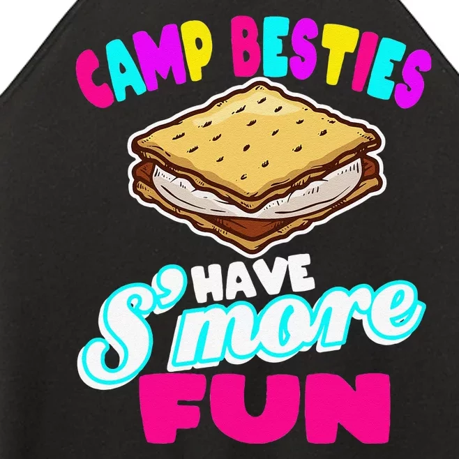 Camp Besties Have Smore Fun Women’s Perfect Tri Rocker Tank