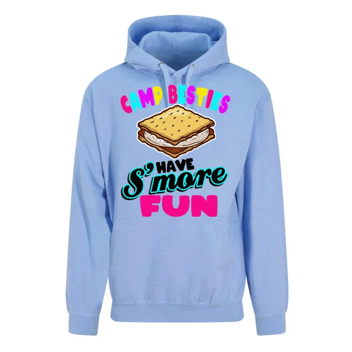 Camp Besties Have Smore Fun Unisex Surf Hoodie