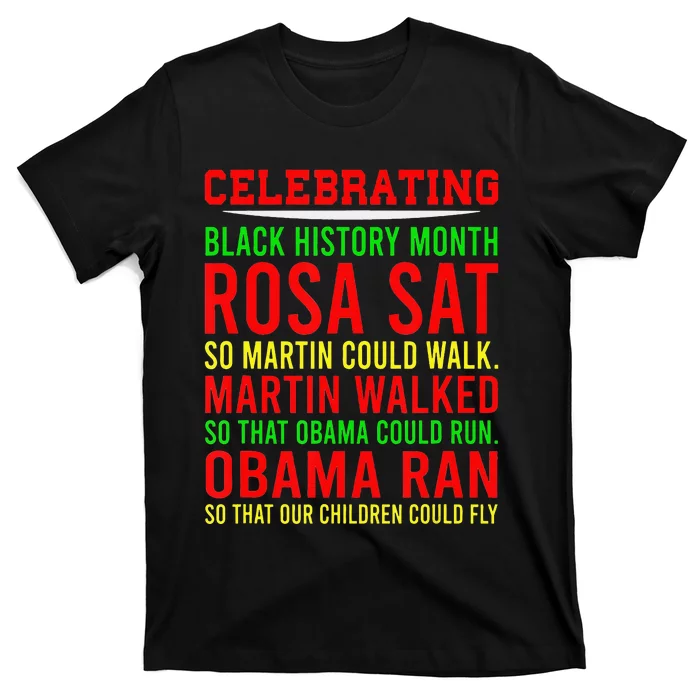 Celebrating Black History Month T-Shirt