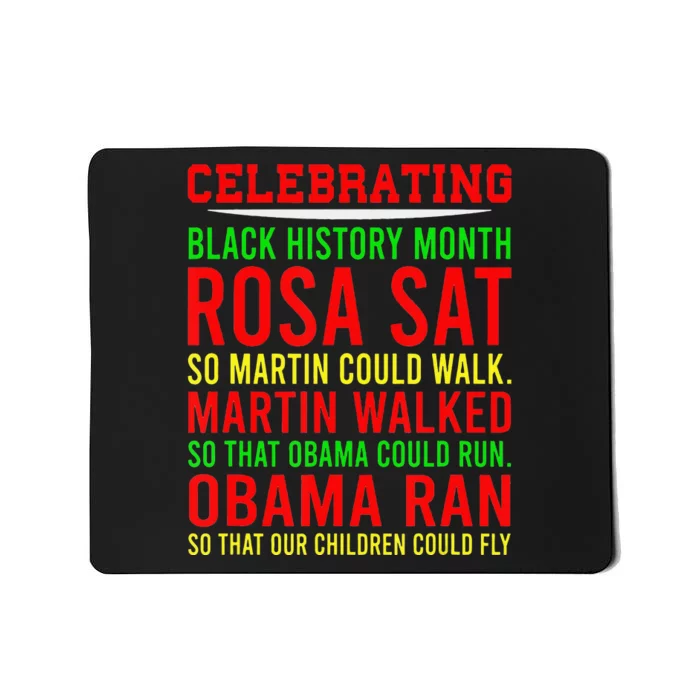 Celebrating Black History Month Mousepad