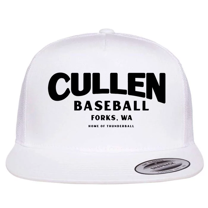 Cullen Baseball Home Of Thunderball Forks Washington Flat Bill Trucker Hat