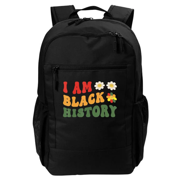 Celebrate Black History Month I Am Black History Groovy Daily Commute Backpack