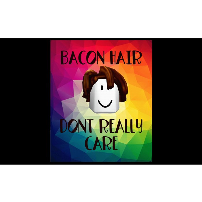 Colorful Bacon Hair Oof Head Design For Boy Video Gamers Bumper Sticker