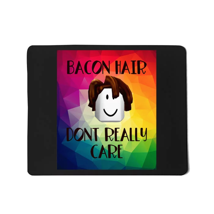 Colorful Bacon Hair Oof Head Design For Boy Video Gamers Mousepad