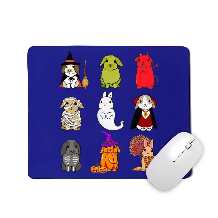 Cute Bunny Halloween Mousepad