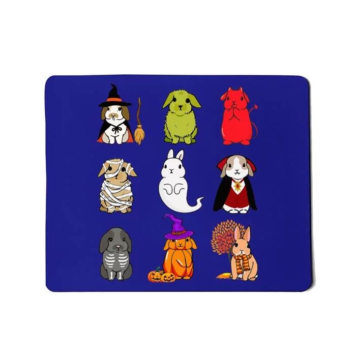 Cute Bunny Halloween Mousepad