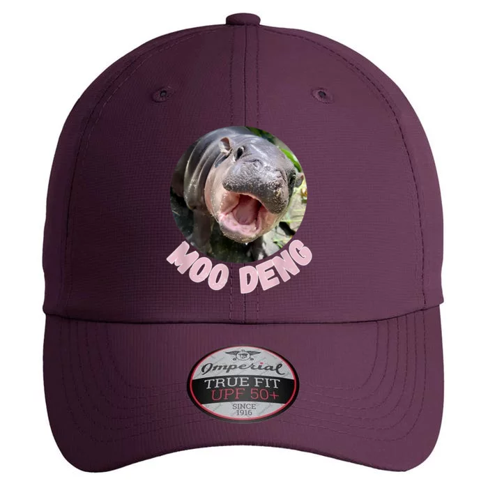 Cute Baby Hippo Moo Deng Bouncy Pig In Thai Hippopotamus The Original Performance Cap