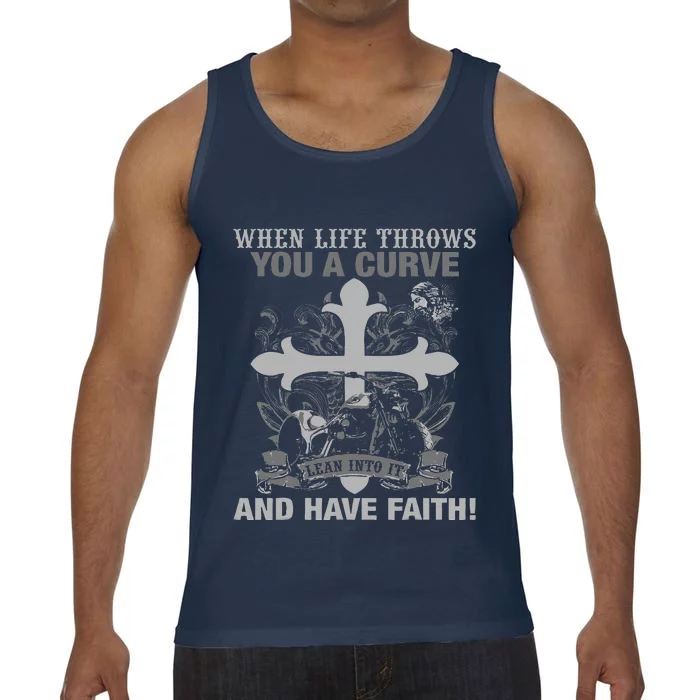 Christian Biker Have Faith Motorcycle Design Comfort Colors® Tank Top