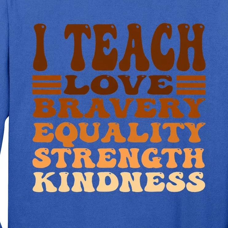 Celebrate Black History Month I Teach Black History Teacher Long Sleeve Shirt