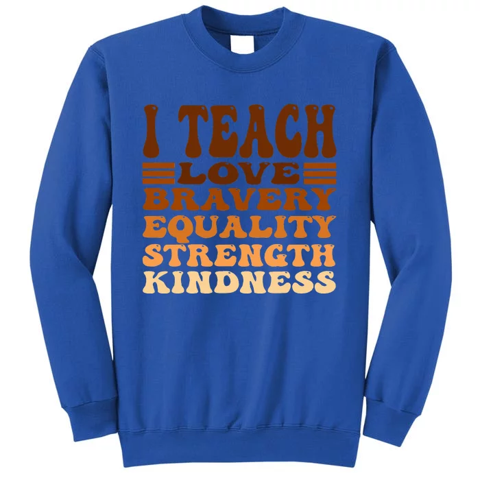 Celebrate Black History Month I Teach Black History Teacher Sweatshirt