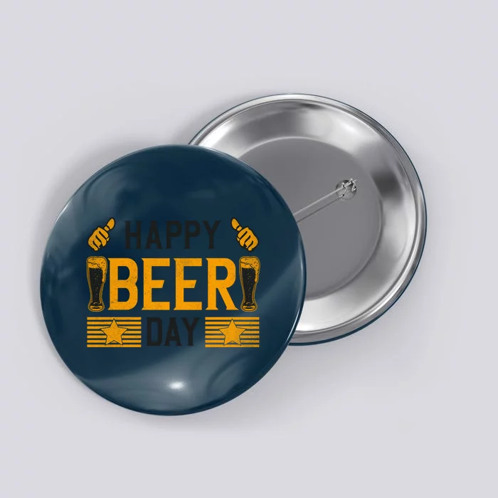 Craft Beer Happy Beer Day Button