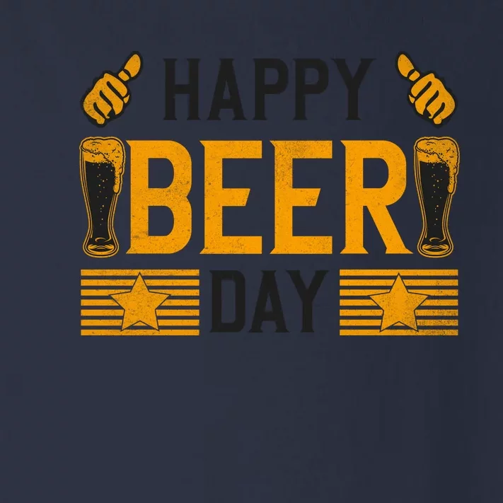 Craft Beer Happy Beer Day Toddler Long Sleeve Shirt