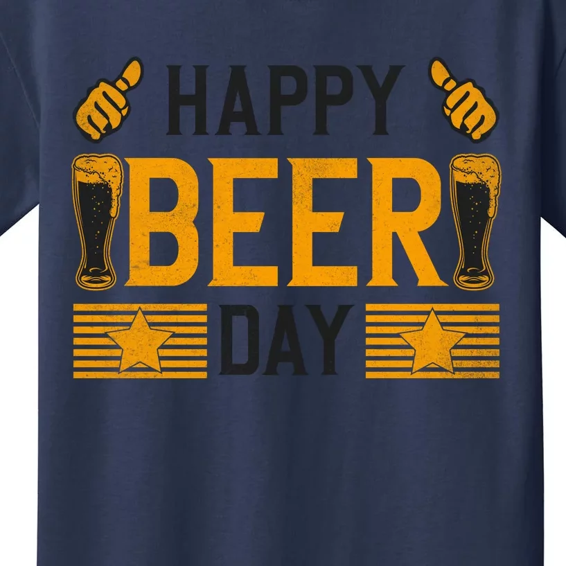 Craft Beer Happy Beer Day Kids T-Shirt